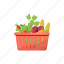 products, shopping, basket, fruits, vegetables 
