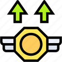 level, up, gaming, user, sign, arrow