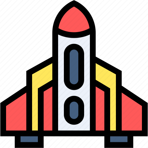 Rocket, aerospace, gaming, undertake, spaceship, transportation icon - Download on Iconfinder
