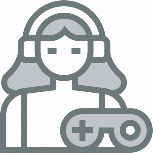 Gamer, gaming, caucasian, headset, user, videogame icon - Download on Iconfinder