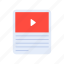 video tutorial, video, video content, media content, video player 