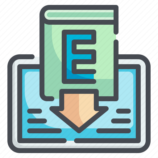 Ebook, learning, education, online, elearning icon - Download on Iconfinder