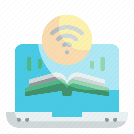 Book, ebook, screen, laptop, reading icon - Download on Iconfinder