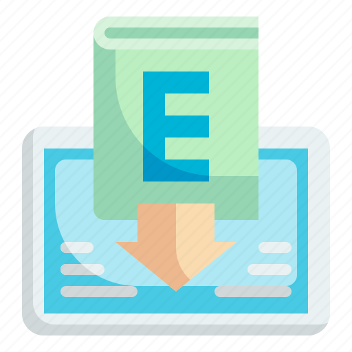 Ebook, learning, education, online, elearning icon - Download on Iconfinder
