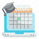 schedule, calendar, event, online, date