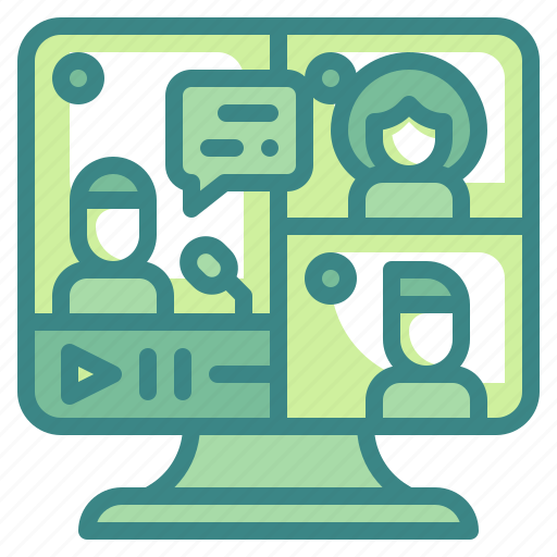Conference, meeting, call, seminar, video icon - Download on Iconfinder