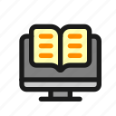 ebook, digital, book, library, online, literature, app 