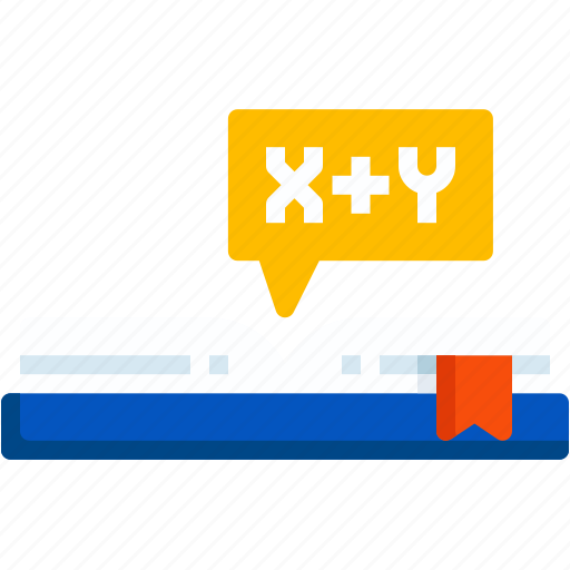 Book, math, learning, education, knowledge, library, mathematics icon - Download on Iconfinder
