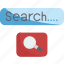 search, browse, find, query, look 