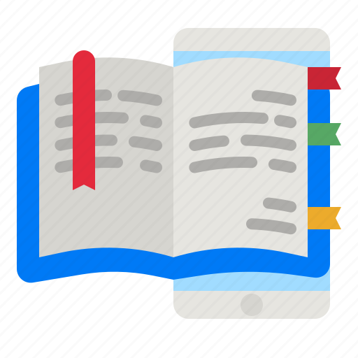Ebook, book, reading, studying, hand icon - Download on Iconfinder