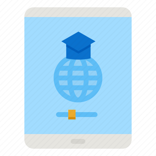 Elearning, training, tablet, education, graduation icon - Download on Iconfinder