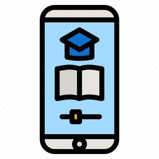 Elearning, training, mobile, education, graduation icon - Download on Iconfinder