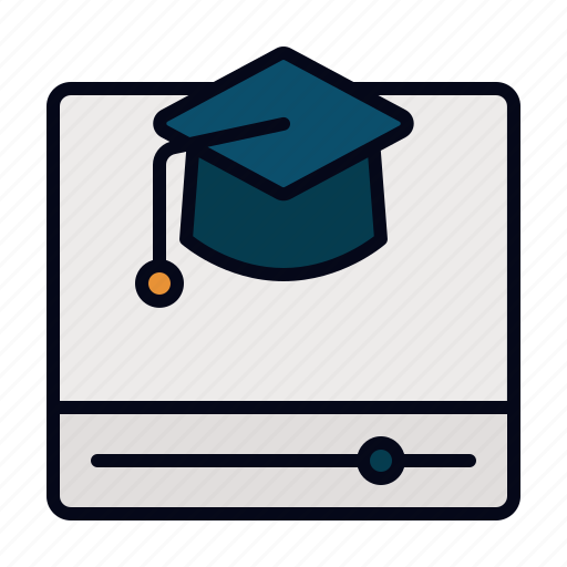 Digital, education, mortarboard, online, learning, elearning, course icon - Download on Iconfinder