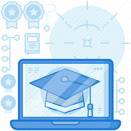 Computer, course, education, graduate, graduation, laptop, online icon - Download on Iconfinder