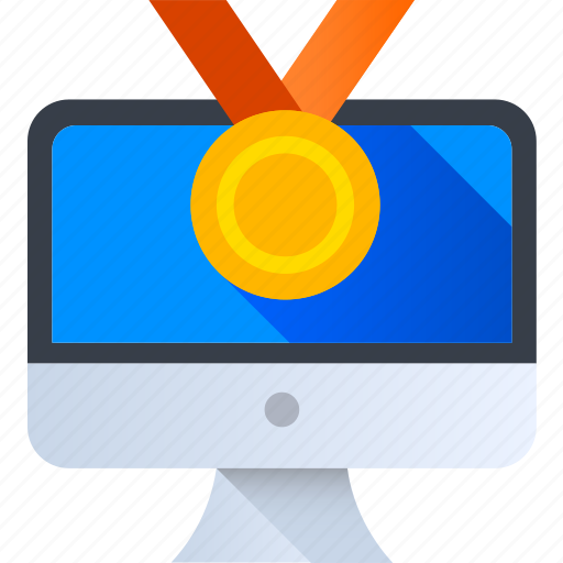 Ebook, education, elearning, learning, medal, online icon - Download on Iconfinder