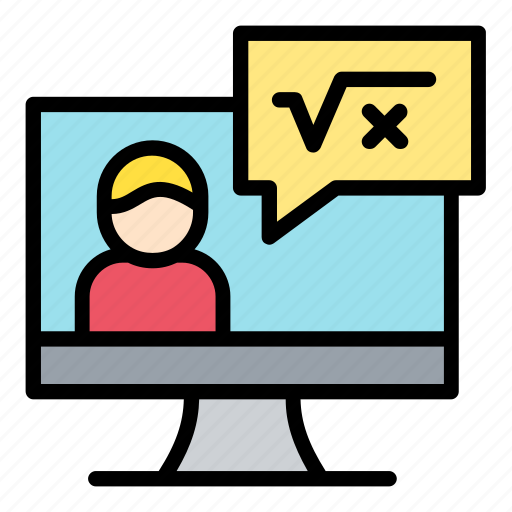 Online, learning, class, formula, video icon - Download on Iconfinder