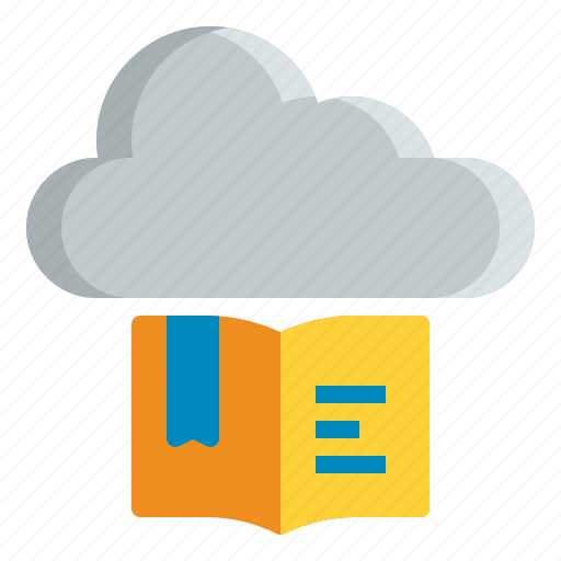 Cloud, library, education, school, internet, classroom, study icon - Download on Iconfinder