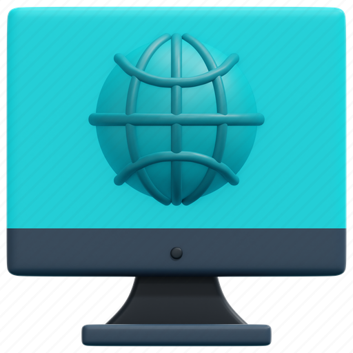 Desktop, online, learning, internet, study, computer, monitor icon - Download on Iconfinder