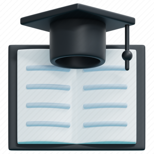 Education, online, learning, book, mortarboard, open, study icon - Download on Iconfinder