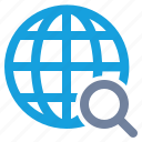 glass, globe, grid, magnifier, magnifying, search, seo