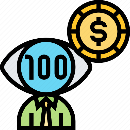 Visitors, money, thousand, mille, cost icon - Download on Iconfinder