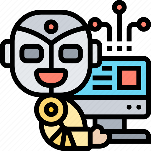 Humanoid, digital, marketing, chatbot, automation icon - Download on Iconfinder