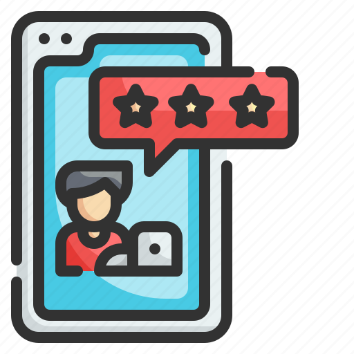 Feedback, rating, review, smartphone, marketing icon - Download on Iconfinder