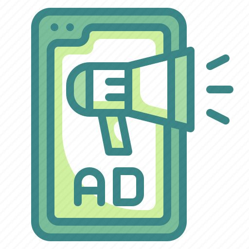 Smartphone, ad, advertising, megaphone, marketing icon - Download on Iconfinder