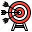 arrow, dartboard, goal, sport, target 