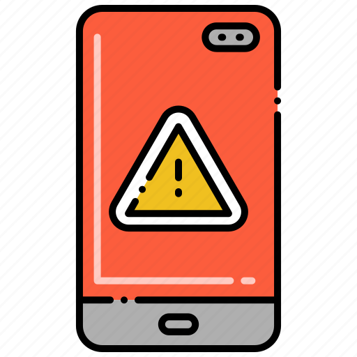 Alert, attention, mobile device, warning icon - Download on Iconfinder