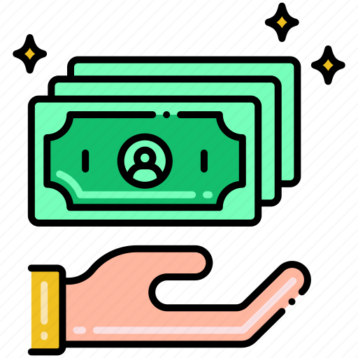 Currency, hand, money, wholesale icon - Download on Iconfinder