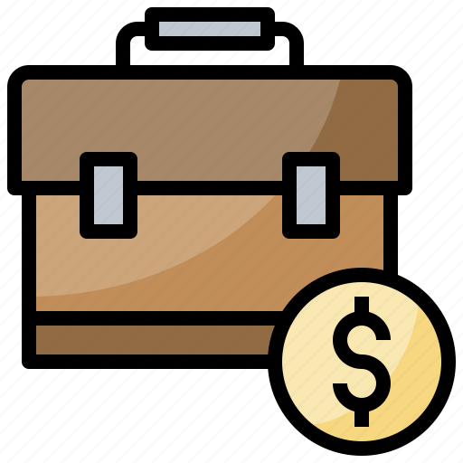 Bag, briefcase, business, dollar, portfolio, suitcase icon - Download on Iconfinder