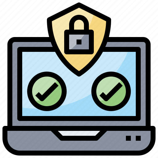 Check, computer, lock, locker, multimedia, safe, shield icon - Download on Iconfinder