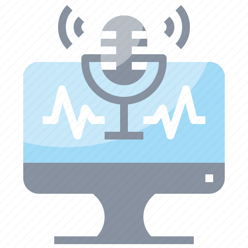 Microphone, recording, sound, voice, waves, webpage, website icon - Download on Iconfinder
