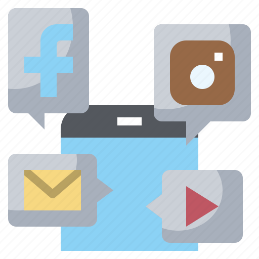 Facebook, instagram, phone, share, social, ui icon - Download on Iconfinder