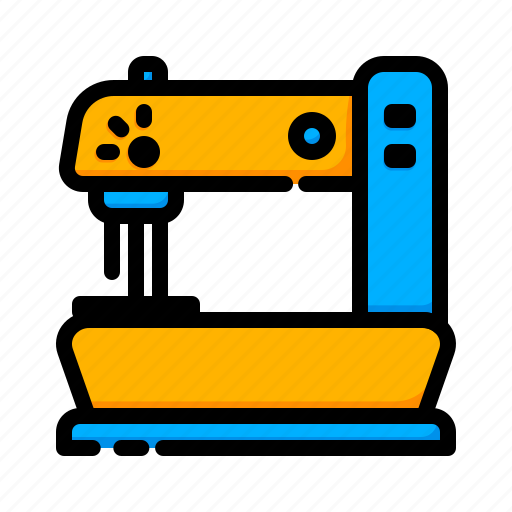 Clothes, color, electricity, electronic, machine, sewing, shopping icon - Download on Iconfinder