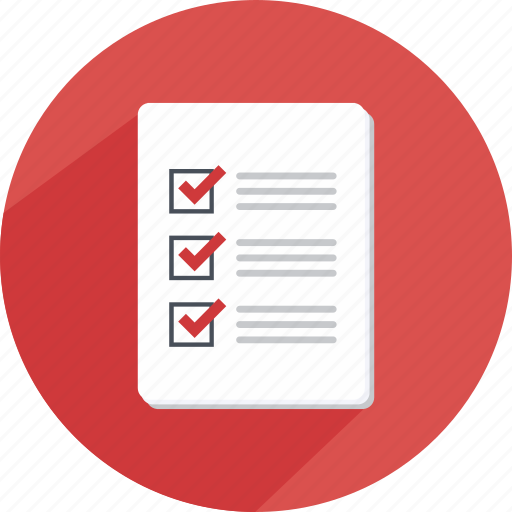 Checklist, document, list, meeting, paper, safe, statistics icon - Download on Iconfinder