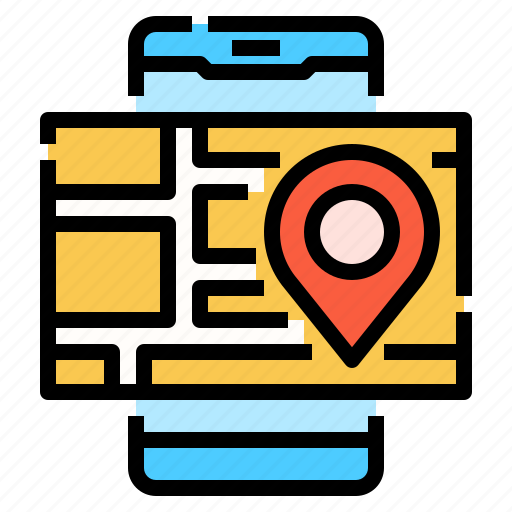 Gps, location, map, online, pin, shipping, tracking icon - Download on Iconfinder