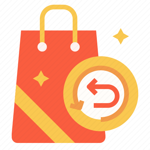 Bag, goods, online, refund, return, shop, shopping icon - Download on Iconfinder