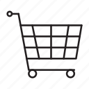 cart, grocery, online, shopping, trolley