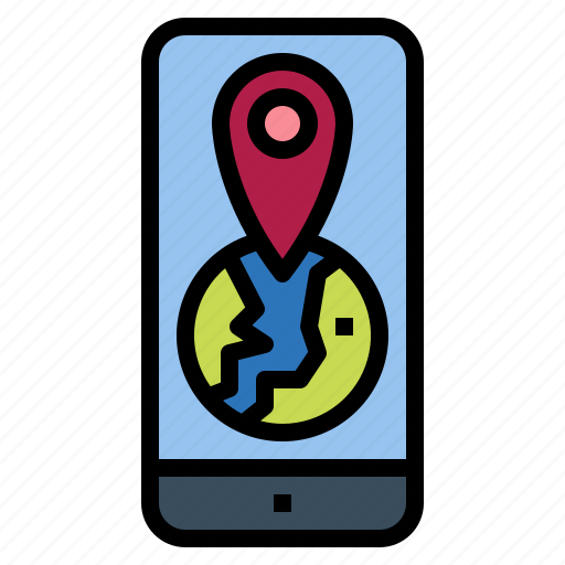 Location, map, online, phone, shopping, smartphone icon - Download on Iconfinder