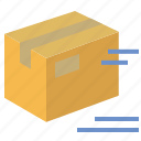 box, cardboard, delivery, online, package, shop, shopping