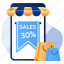 mobile sale, shopping sale, shopping discount, mcommerce, eshop 
