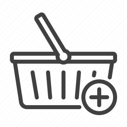 Shopping, online, basket, buy, to, checkout, add icon - Download on Iconfinder