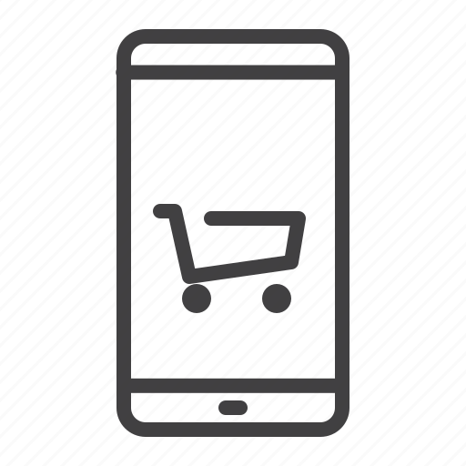 Shopping, online, smartphone, cart, buy icon - Download on Iconfinder