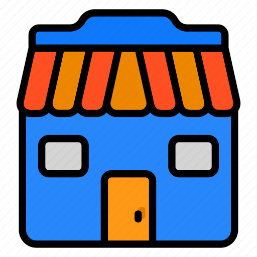Building, shop, store, front, market, shopping, online icon - Download on Iconfinder