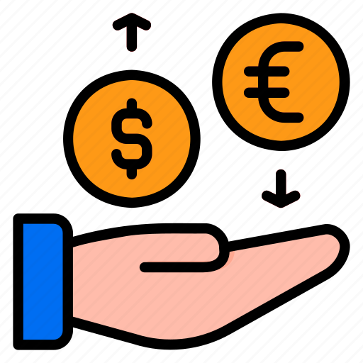 Currency, finance, money, exchange, dollar, euro, shopping icon - Download on Iconfinder