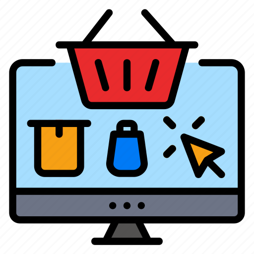 Shop, online, marketplace, computer, e, commerce, shopping icon - Download on Iconfinder