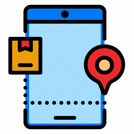 Smartphone, online, delivery, service, tracking, mobile, shopping icon - Download on Iconfinder