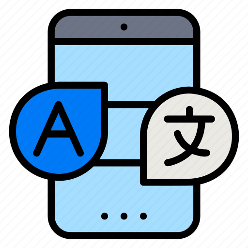 Translate, smartphone, dictionary, language, online, mobile, shopping icon - Download on Iconfinder